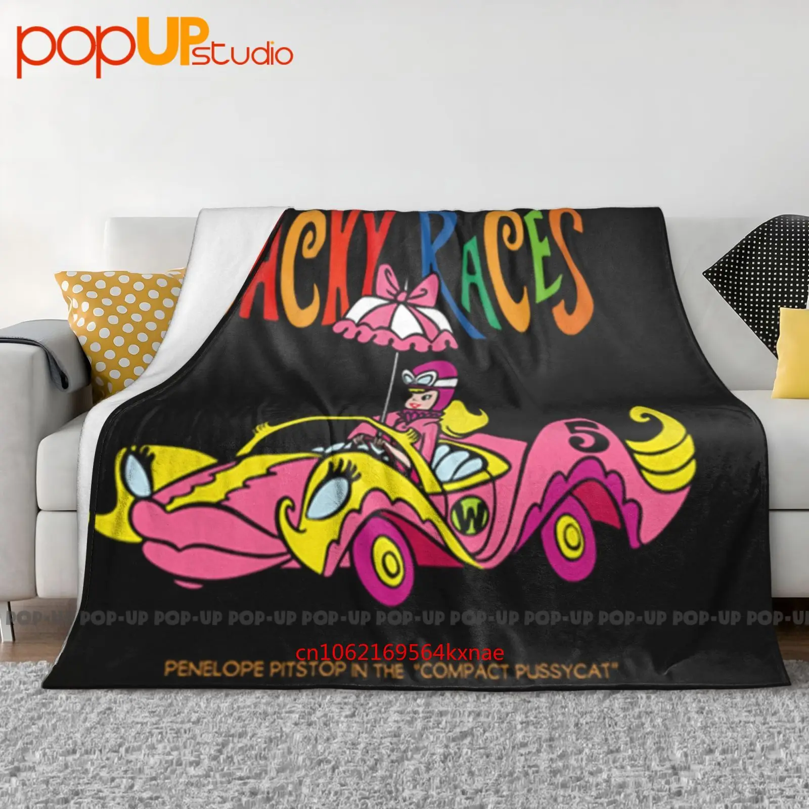 

Wacky Races Cartoon Penelope Ultra-Soft Blanket Quilt Winter Sofa Cover Bed Covers