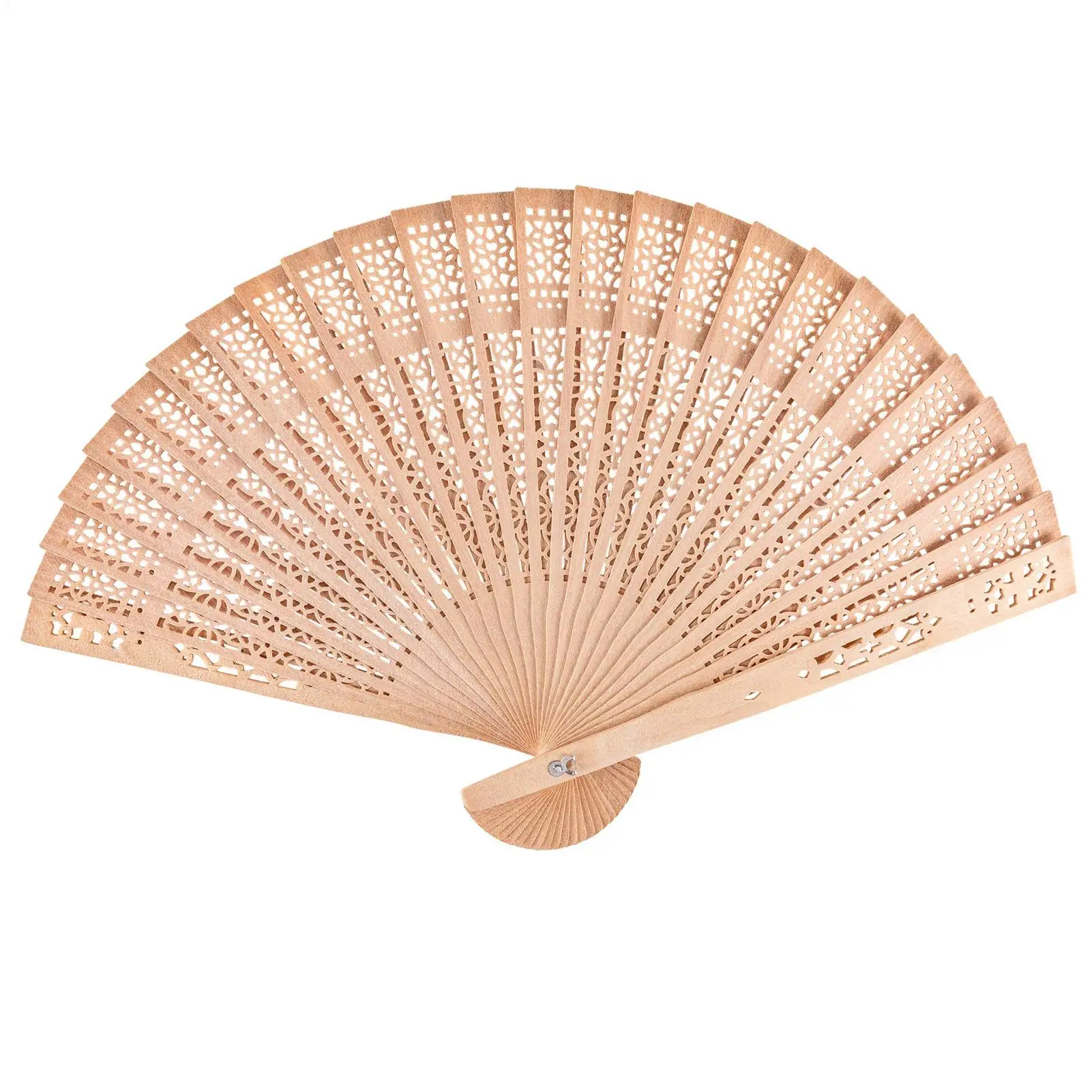 Éventail rétro portable pliable, style chinois, artisanat artistique, cadeau élégant pour femme, décoration d'intérieur, éventail en bois