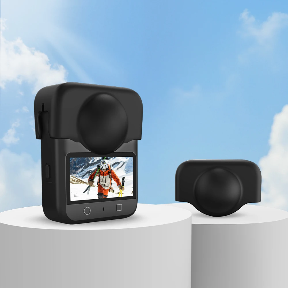 

For DJI OSMO 360 Panoramic Camera Silicone Lens Cover Protective Case