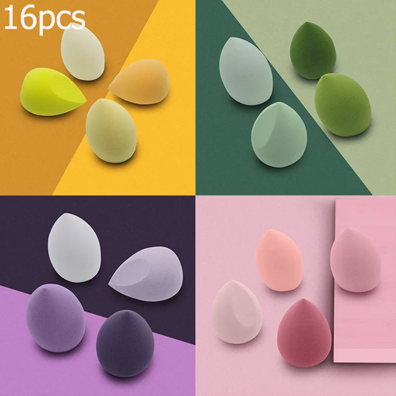 4/8pcs Makeup Sponge Blender Beauty Egg Cosmetic Puff Soft Foundation Sponges Powder Puff Women Make Up Accessories Beauty Tools