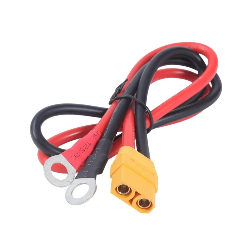XT90 Female Cable with Eyelet Ends for Battery Power Routing W8KE