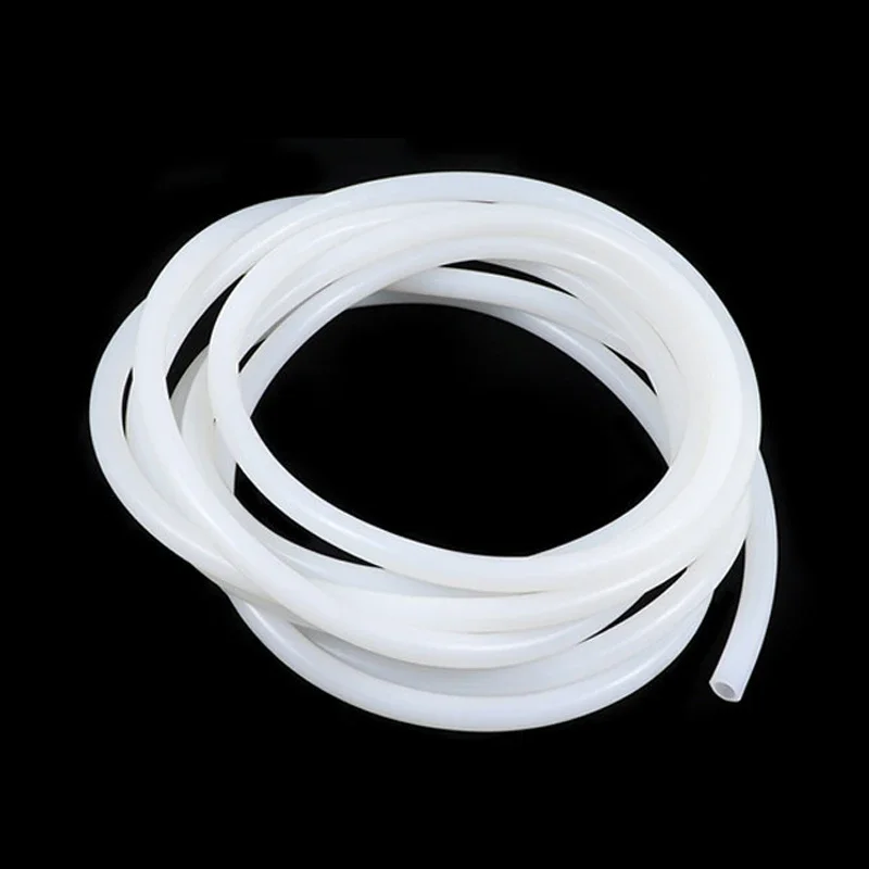 1Pcs 1/5Meters Industrial Grade Silicone Tube Inner Dia 2mm-38mm High Temperature Resistant Silicone Rubber Hose