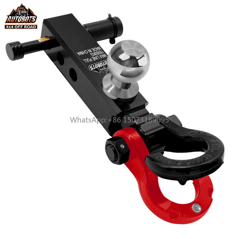 

Low Price 4x4 Fashion Adjustable Trailer Truck Hitch Receiver Shackle Hitch Receiver D Ring Shackle