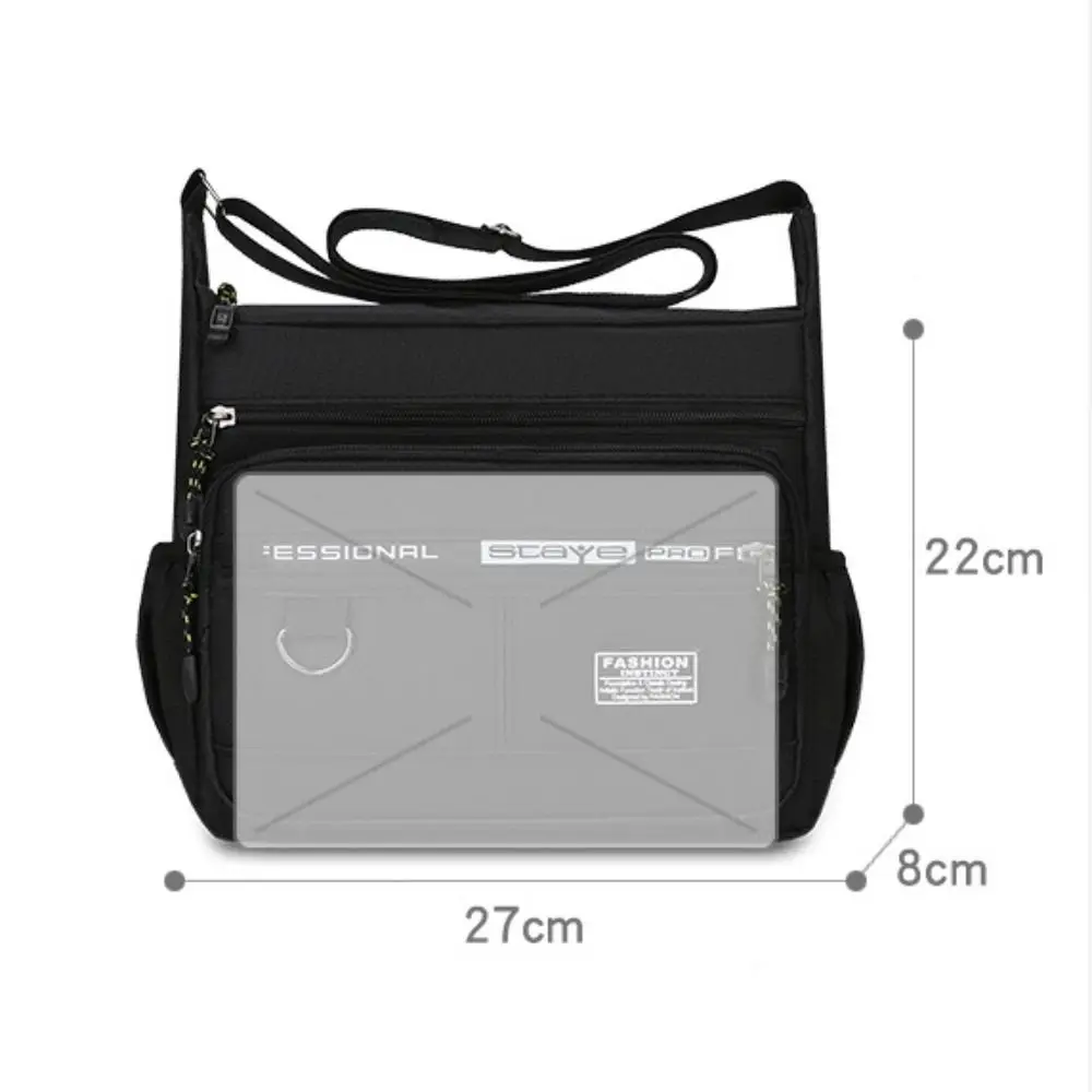 Men\'s Messenger Bag Crossbody Shoulder Bags Men Small Sling Pack For Work Waterproof Oxford Packs Satchel Purse