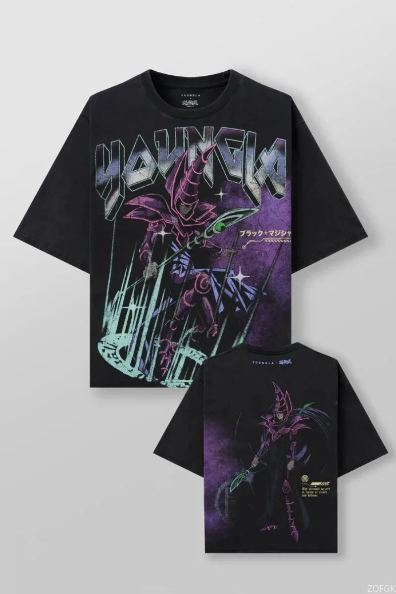 遊戯王 プリント Tシャツ Tシャツ オーバーサイズ トレンディ ゲーム ファン 夏 メンズ ファッション カジュアル