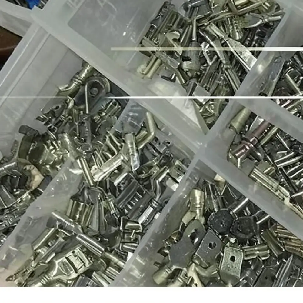 Electrical Wiring Terminal Kit Cold Press Crimp Connectors Insulated Sleeve Set Male Female Spade Plug For Appliance Maintenance