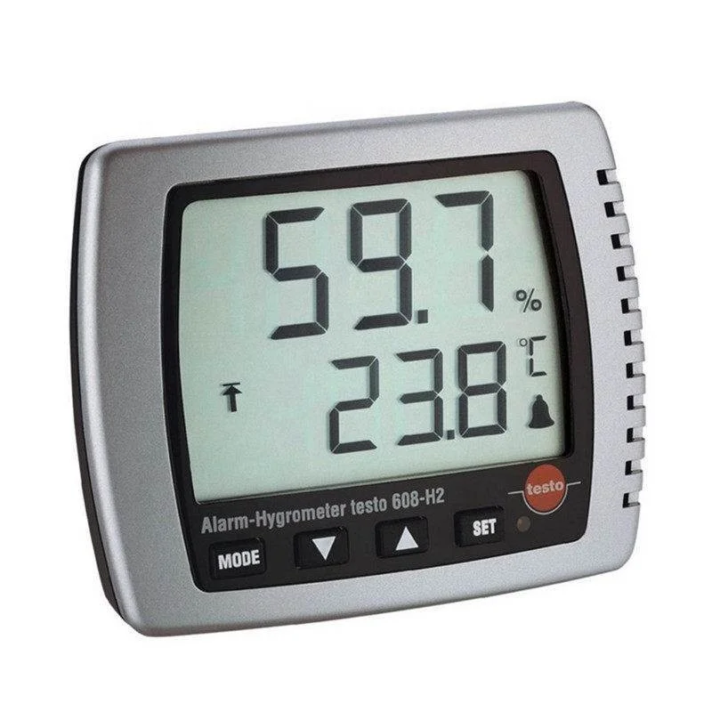 

Testo 608 H2 Digital Thermo Hygrometer With LED Alarm And Dew Point Test Humidity Sensor Alarm-Hygrometer Humidity