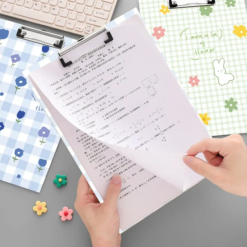 A4 Board Clip Folder Sub-writing Test Paper File Information Book Student Pad Board Splint Office Accessories