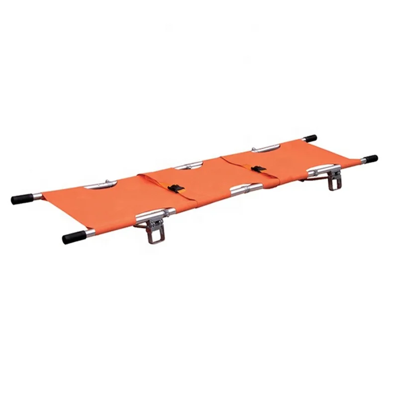 

Hot Selling Four Fold aluminum alloy Emergency Rescue Folding Stretcher