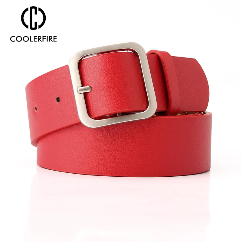 Women's Trousers Belt Pu Leather Belt for Women's Dress and Jeans Designer Belt Women Belt Simple Black Belt Female Strap DT171