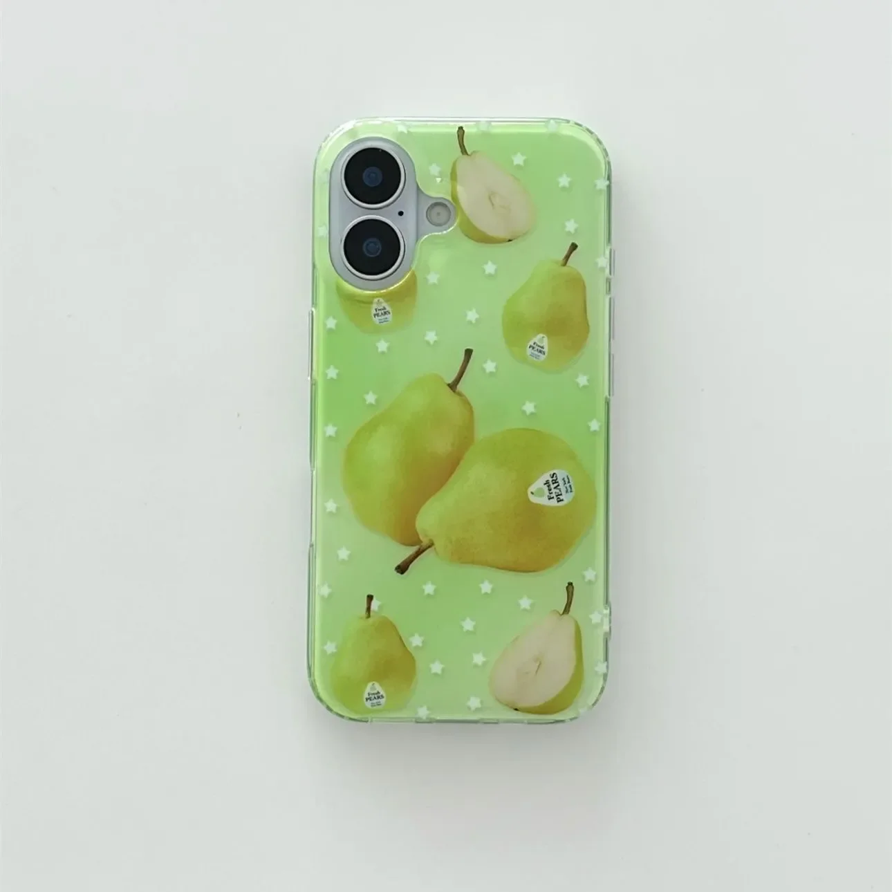 Full Screen Fruits Stars Strawberry Pears Banana Kiwi Fruit Phone Case For iPhone 17AIR 16 15 14 13 12 11 Pro MAX Plus Y2K Cover - view 4