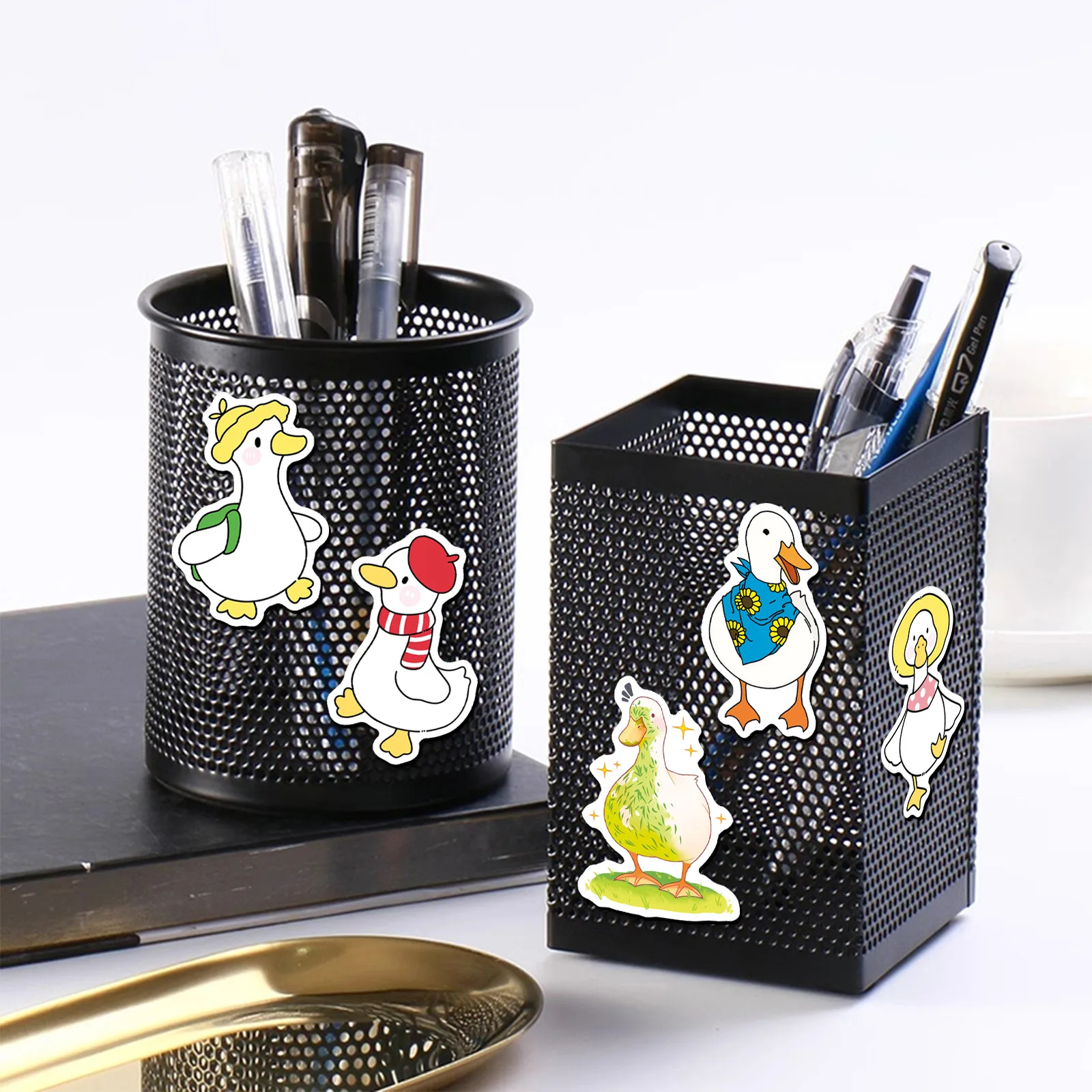 20Pcs/Set Cute Cartoon Duck Fridge Magnets, Kawaii Animal Refrigerator Stickers Magnetic Decor for Kids Room, Kitchen, Office