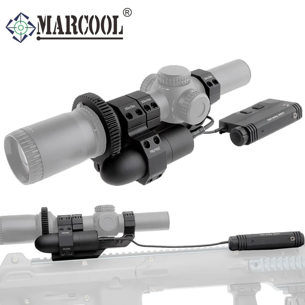 

Marcool Electronic Scope Switch fit for strike eagle 1-6 tango 1-6 Rifle Scope Fast Zoom System Scopeswitch