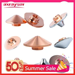 Axrayser Fiber Laser Nozzle D28 D32 H15 M11 M14 Caliber 0.8-6.0 Cutting Nozzle for Raytools Precitec WSX Laser Cutting Machine