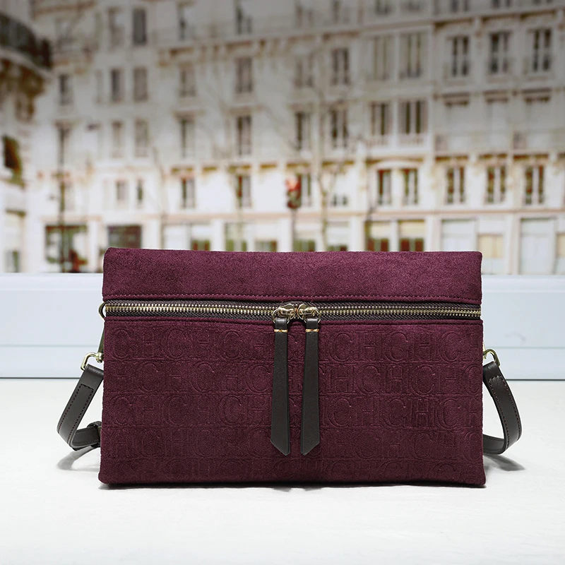 CH Monogram Embossed Suede Cro - Luxury Ziploc Bags 评论和价格