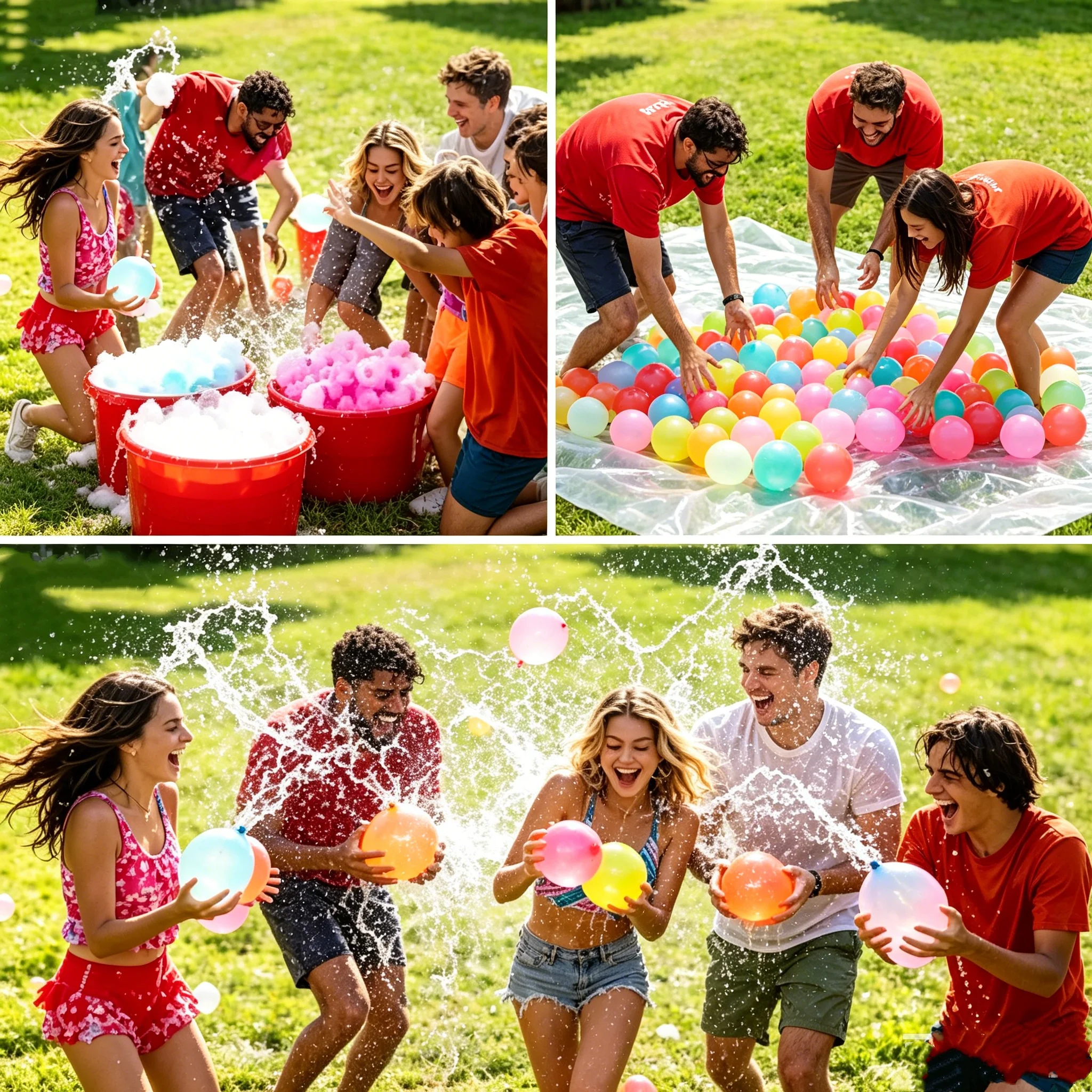 111個入り 夏用水風船：プールパーティー、ビーチ、屋外チー - Party Games Bomb のレビューと価格