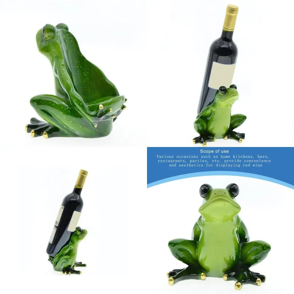 

Функциональный художественный держатель для вина в виде лягушек, стильная подставка для бутылок, полки высокого качества