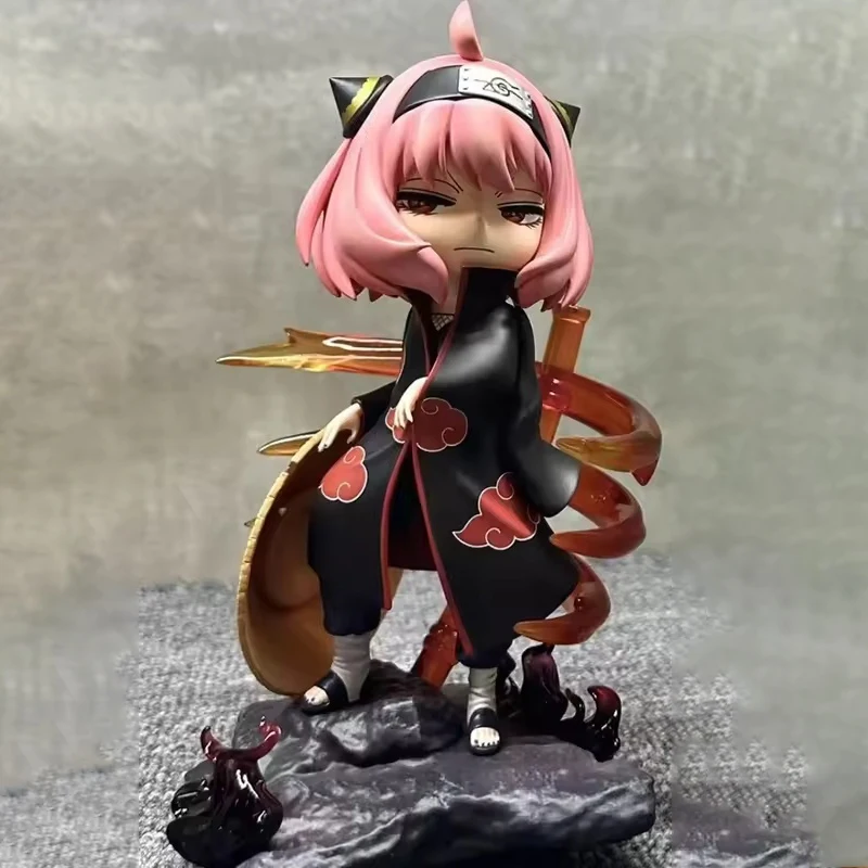 

20 см Kawaii Spy Family Anime Anya Forger Cos Uchiha Itachi Two Heads Фигурки Модель Кукла Статуя Фигурка Коллекция Игрушка Детский Подарок
