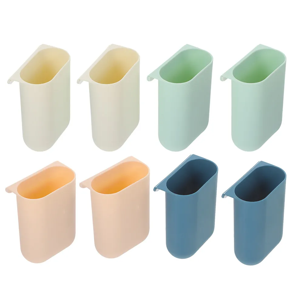 8Pcs Hanging Desktop Storage Basket Multifunctional Organizer for Pens Makeup Supplies Office Desk Space Saving Holder