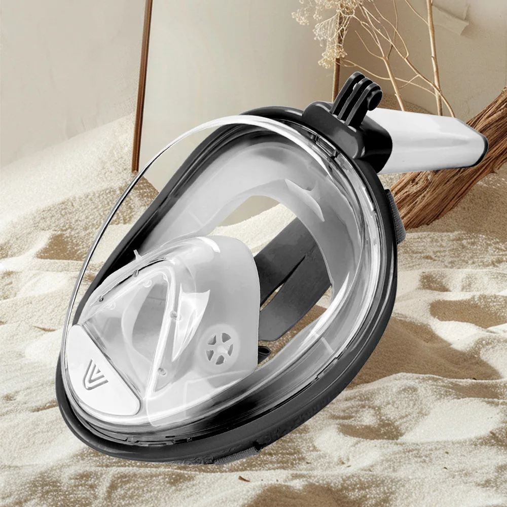 

Заводская маска для плавания и дайвинга для взрослых, маска для подводного плавания Sanbao, полностью сухая дыхательная трубка, водонепроницаемая маска для плавания на все лицо