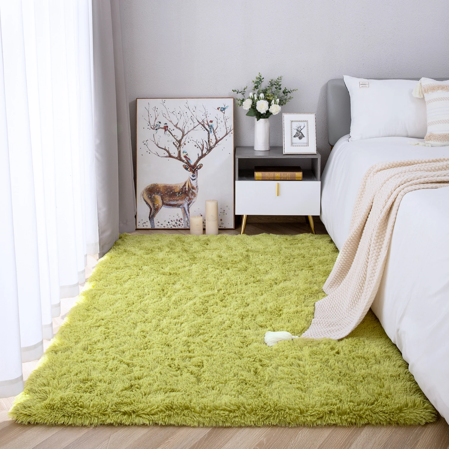 Thickened Fluffy Carpet Home decoration Carpets for Living room rugs Large size sofa bed Rug decoration for pet bedroom