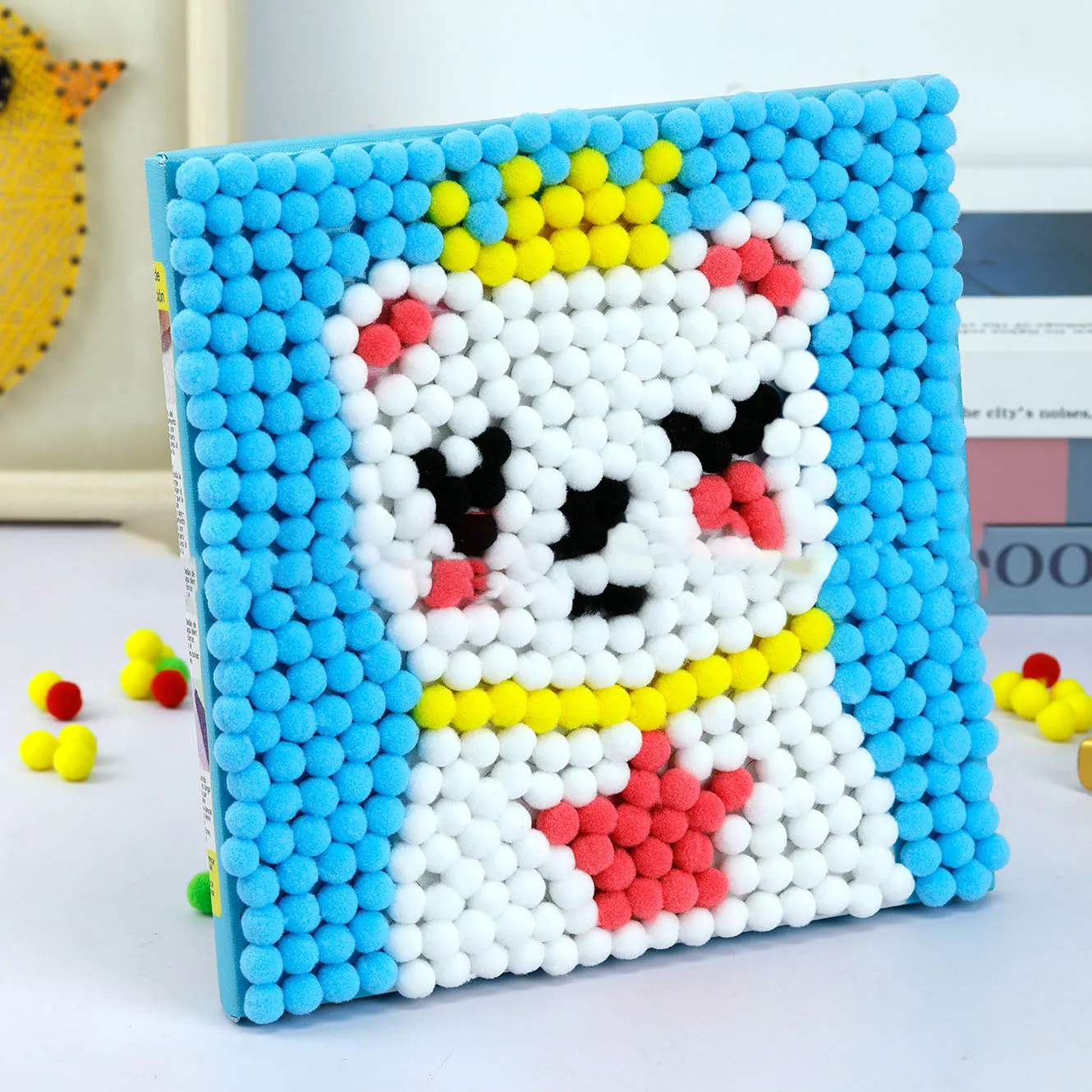 

20x20MINISO милый мультяшный шарик-паста для рисования ручной работы DIY художественное украшение набор для рисования Kawaii плюшевый детский подарок на день рождения