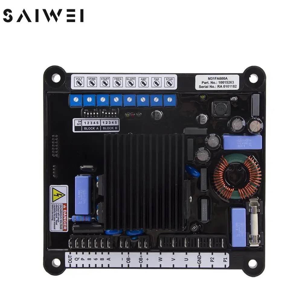 M16FA655A Marelli Gerador, Módulo Regulador de Tensão Automático AVR, Estabilizador de Potência Ajustável, M31FA600A, M40FA640A, Qualidade superior