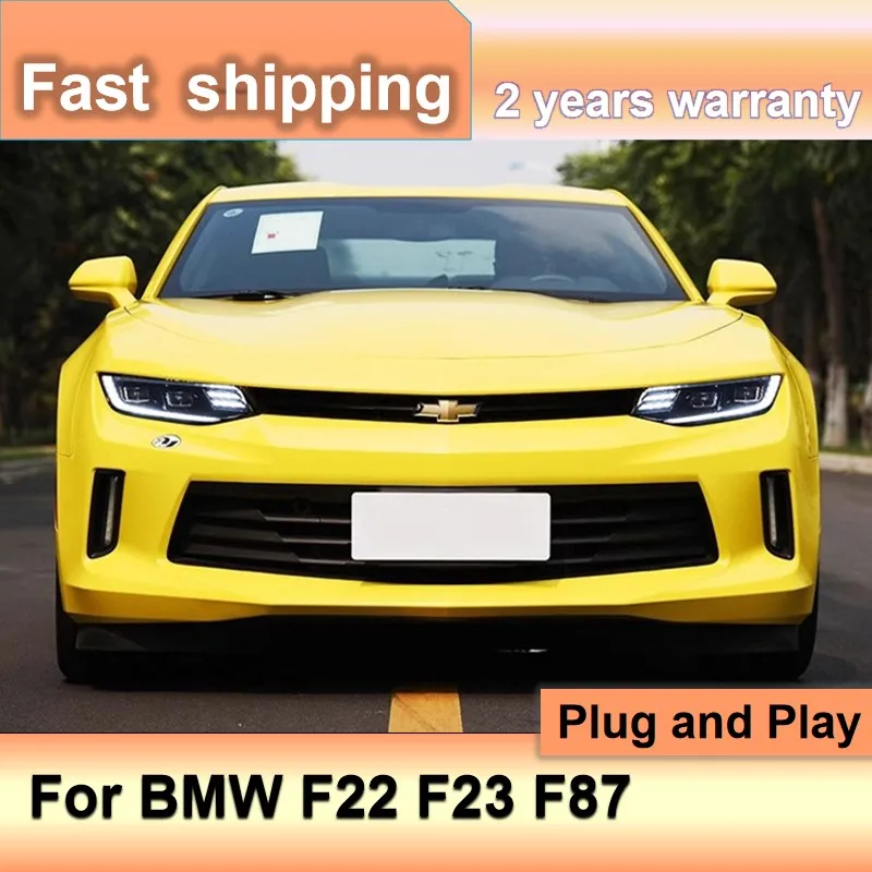 

Автомобильные аксессуары для Chevrolet Camaro, фары 2016-2020, фары Camaro, DRL, указатель поворота, ближний свет, линза проектора