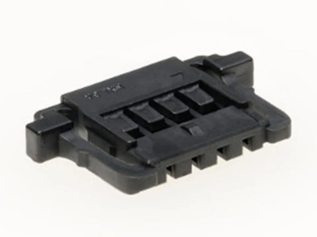 （10-100pcs）5040510401 1.50mm Pitch, Pico-Lock Receptacle Crimp Housing, Single Row, Positive Lock, 4 Circuits, Black 504051-0401