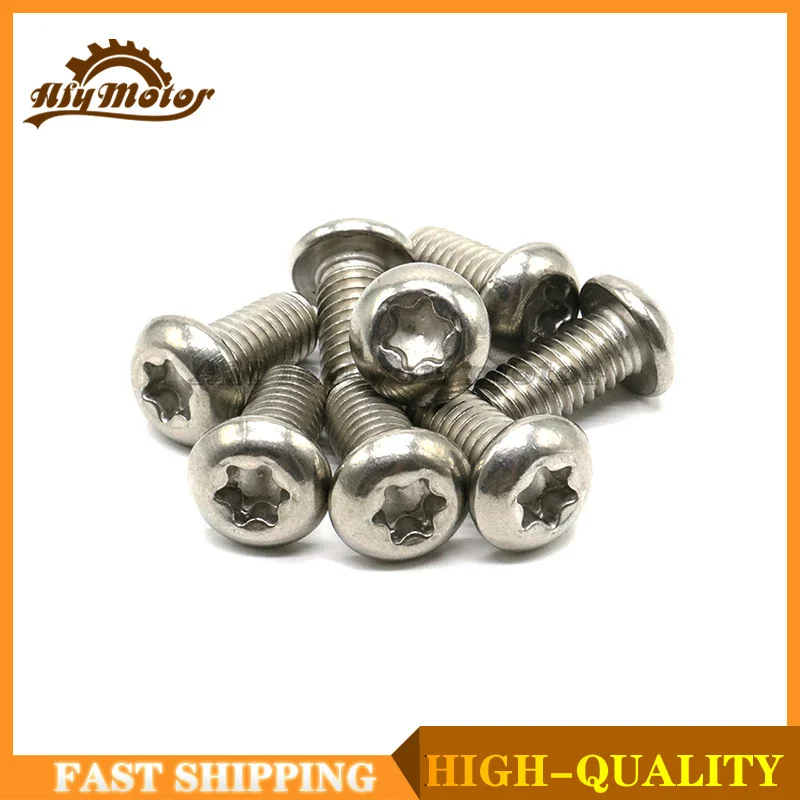 8Xpcs Motorcycle Bolts Screws For Harley FLSTFI SOFTAIL Fat boy Rear Fender Mounting 2000-2017
