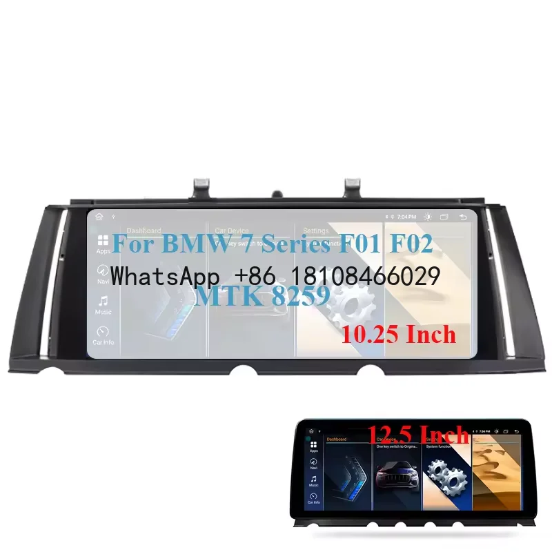 

Android 13 MTK 8581 LCD Touch Screen Wireless Carplay GPS Navigation BT Video Audio Player for BMW 7 Series F01 F02 2009-2017