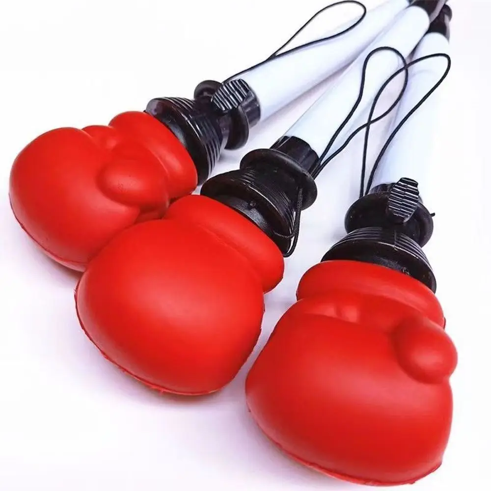 

Unique Smooth Writing Bouncing Ballpoint Pen Gel Pen Funny Shape Boxing Glove Pen Kawaii Signing Fist-shaped Pen School Office