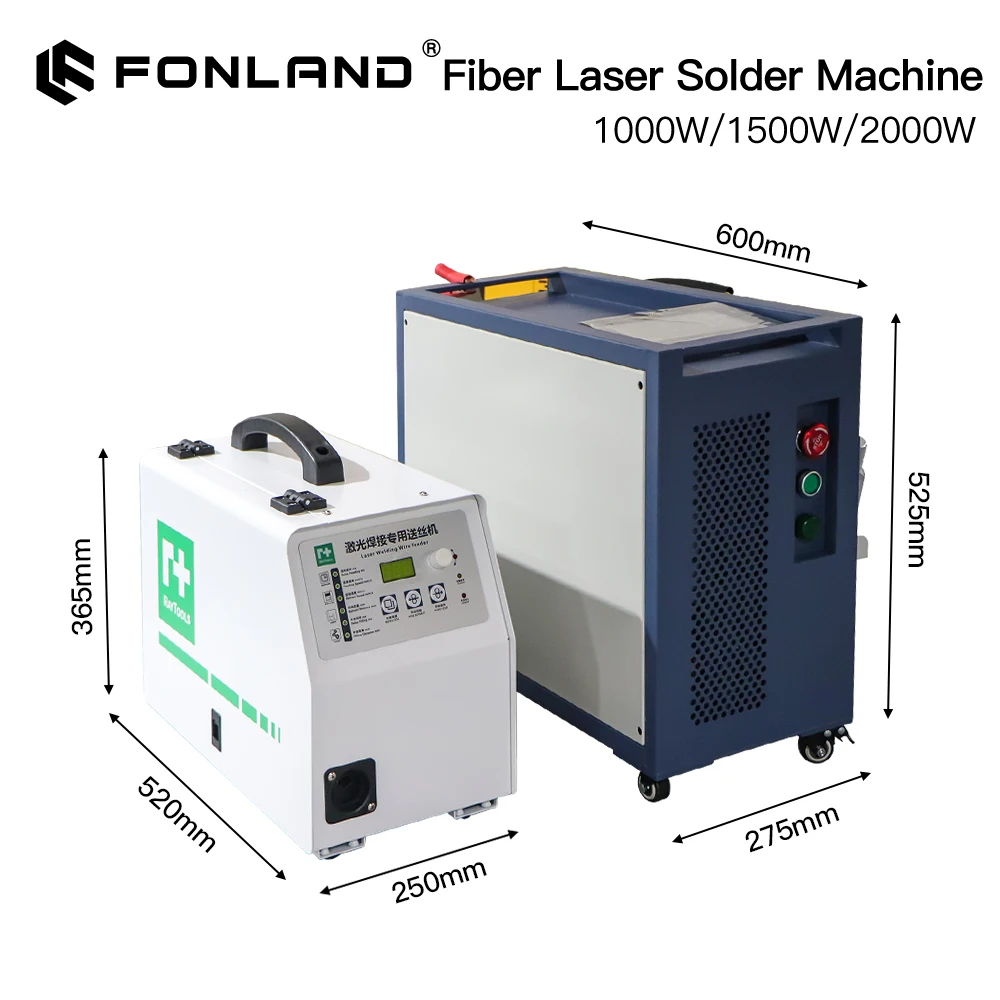 Fonland Fiber Laser Welding Solder Machine Mini Powerful 1000/1500/2000W Carbon Steel Aluminum Stainless Laser Cutting Machine