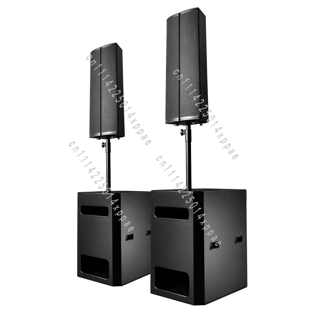 Active Line Array Sound Column Audio Array Outdoor Stage Performance Bar Wedding Portable Mobile Speaker