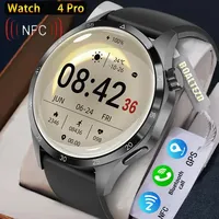 2024 Men's GT 4 Smart Watch 4 Pro - HD AMOLED, Bluetooth Calling, Comprehensive Health Monitoring for The Active Man