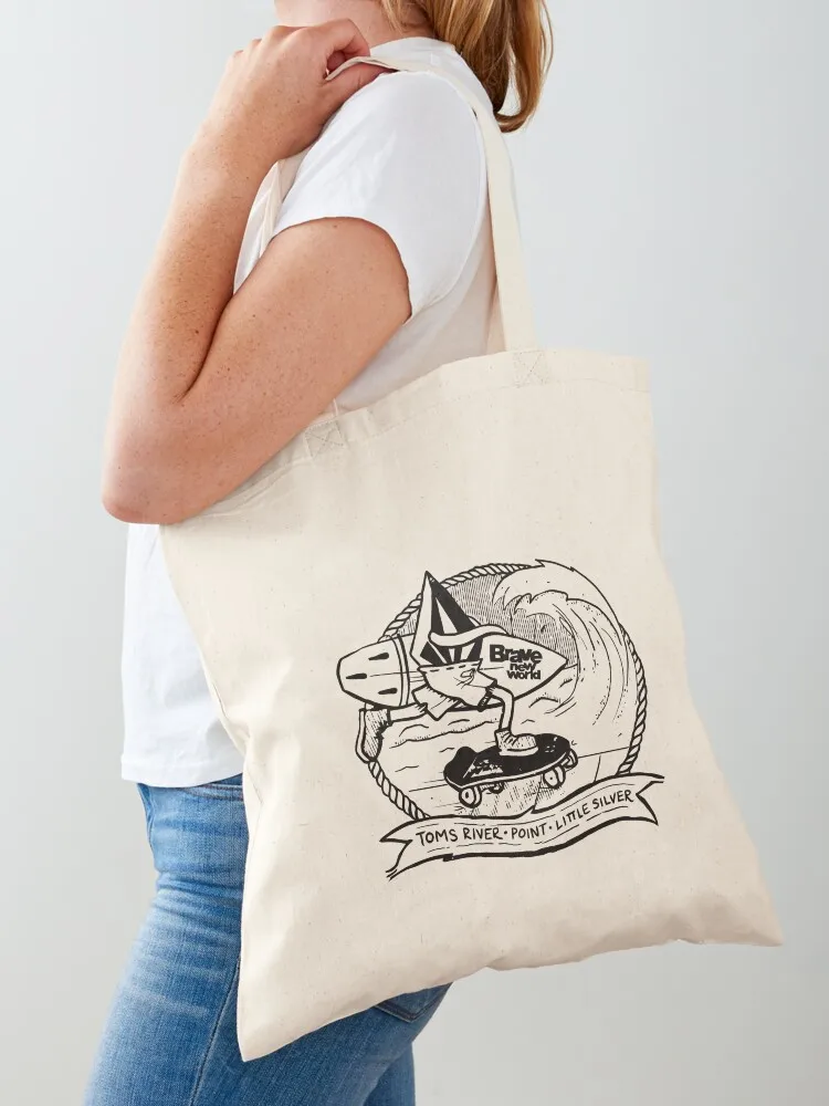 

Wave Tote Bag personalized tote Canvas bag Canvas stote bag tote university