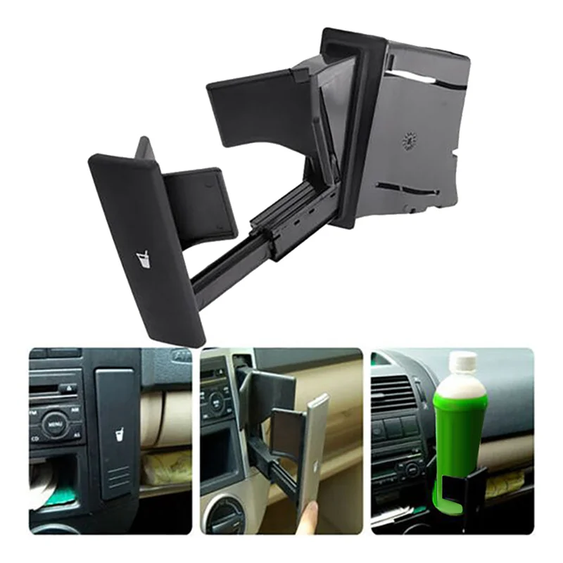 B78B-ブラック 車のカップホルダー ダッシュボードカップホルダー - ポロ 9N 2002 2003 2004 2005 2006 2007 2008 2009 2010 6Q0858602