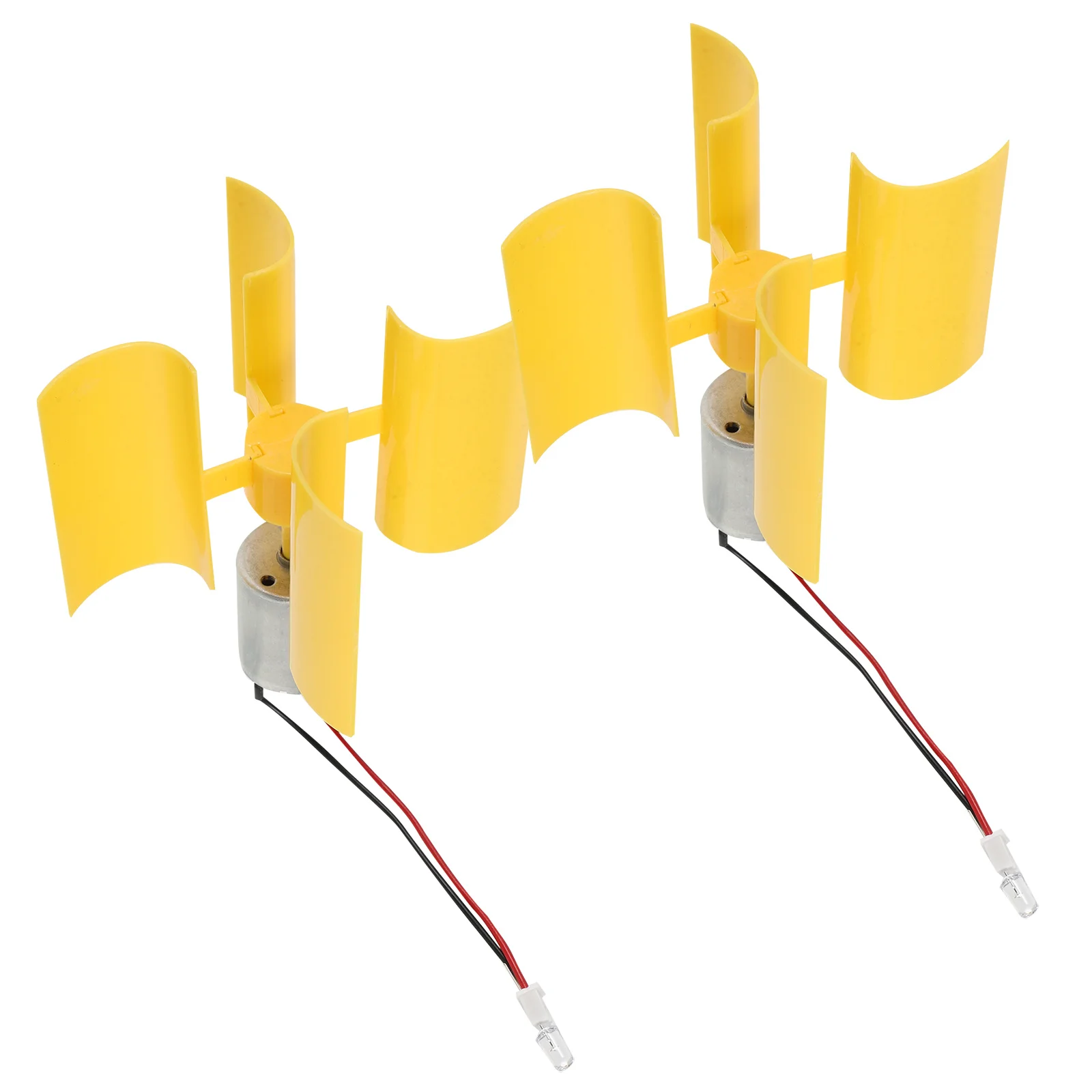 2 szt. Przenośny generator wiatrowy, lekki, mały rozmiar, łatwy montaż, generator energii wiatrowej dla uczniów.