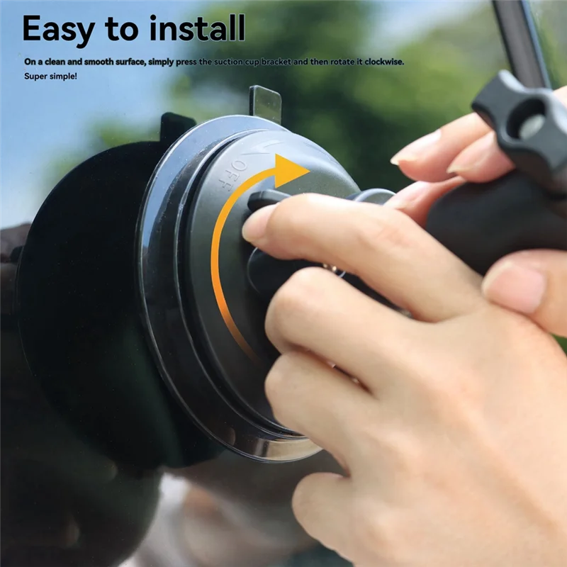 Полный противоударный автомобильный штатив с присоской для DJI Pocket 3 Gopro Insta360 S, аксессуары для крепления телефона для экшн-камеры