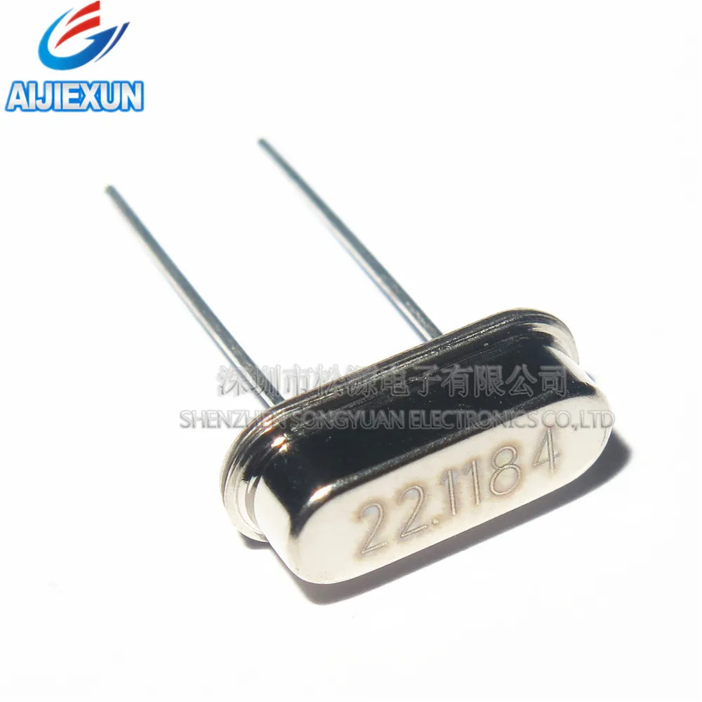 20Pcs DIP crystal 22.1184M HC49 DIP in stock 100%New and original