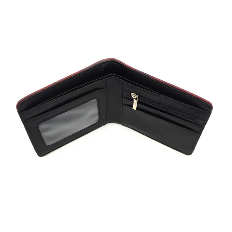 New 2025 Cartoon Purse Leather Short Wallets for Men Women Hot Demon Slayer Kamado Tanjirou Wallet