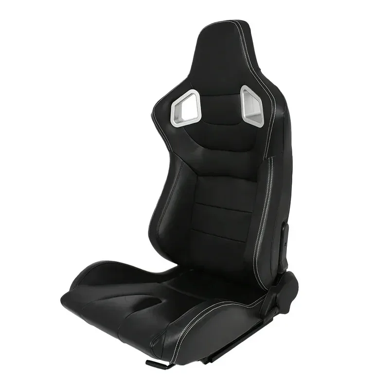 

Black PVC polyurethane backing with double sliders for car sports and racing seats