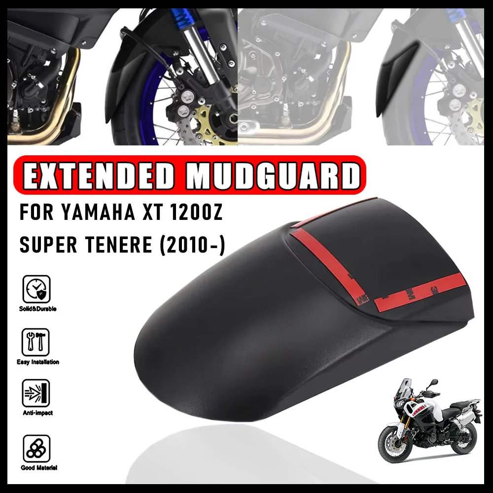 

100% NEW Moto Front Wheel Fender Extension Mudguard Splash Guard For Yamaha XTZ1200 XTZ 1200 XT 1200 Z XT1200Z Super Tenere 2010