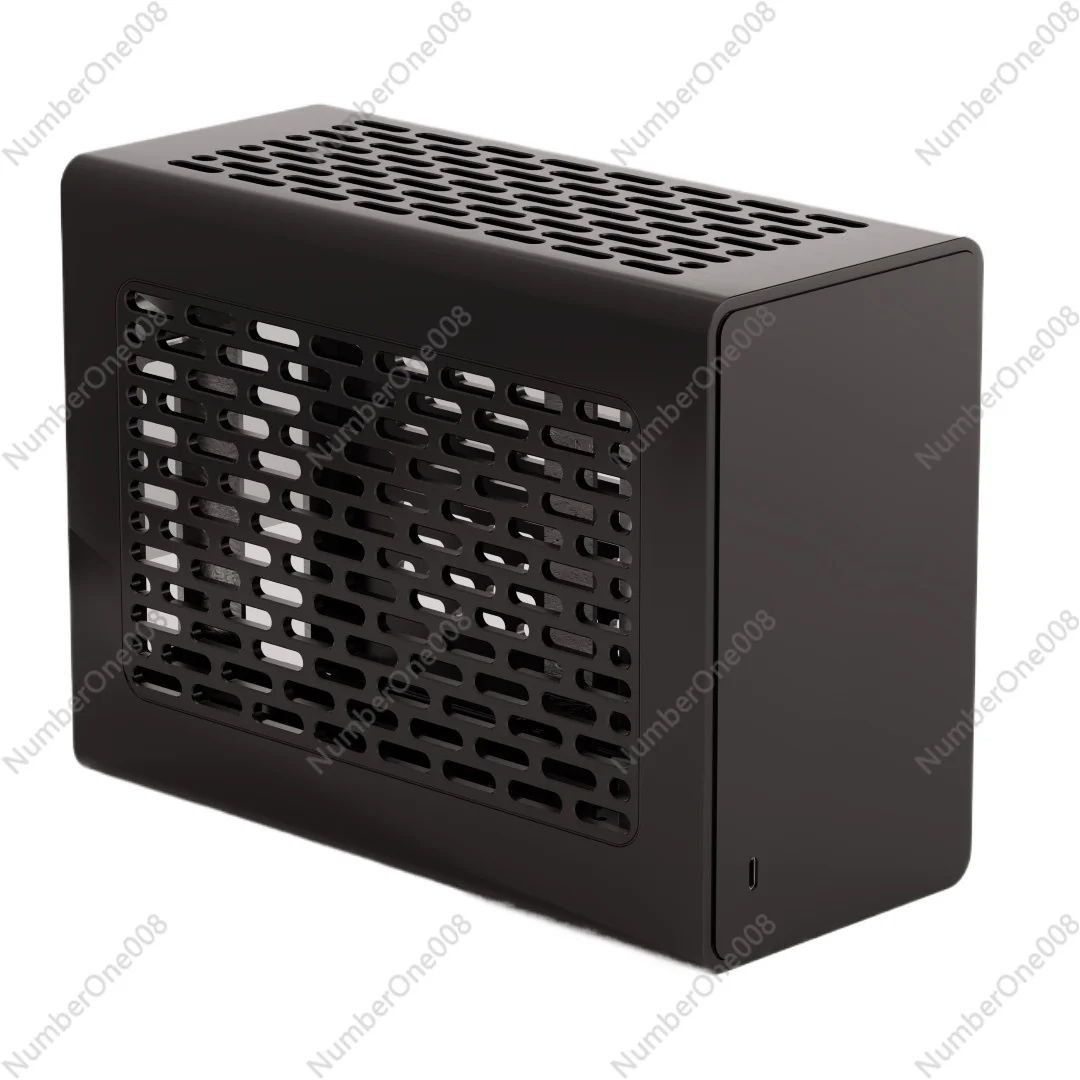 SFF ITX Desktop Case Mini Portable for SFX Power Supply Small Form Factor Computer Build Compact Gaming