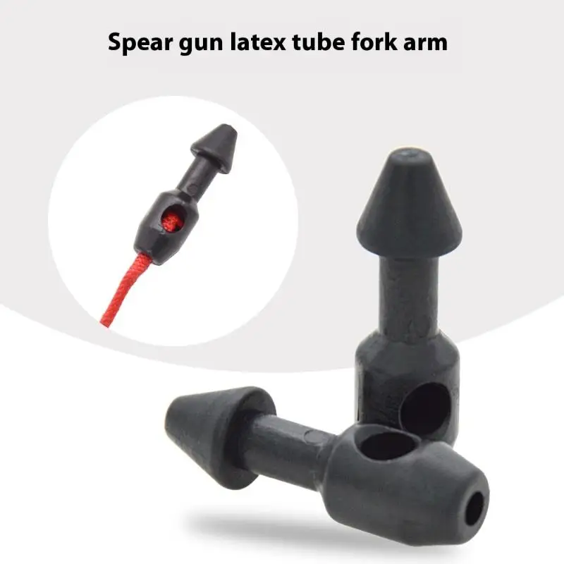 2Pcs Spearfishing Rubber Insert Speargun Rubber Band Wishbone Insert Diver Fishing Accessories