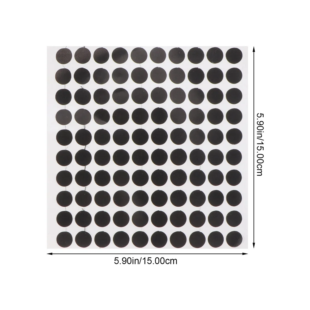 3pcs Billiard Black Snooker Dot Markers Pool Table Dots Stickers Self Adhesive Cloth Back Lasting Appropriate