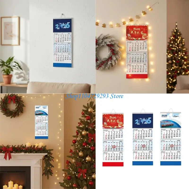 Y2GD 2026 Thick Paper Shipping Calendar Offering Smooth Writing Surfaces to Prevent Bleeds Through for Long Term Use