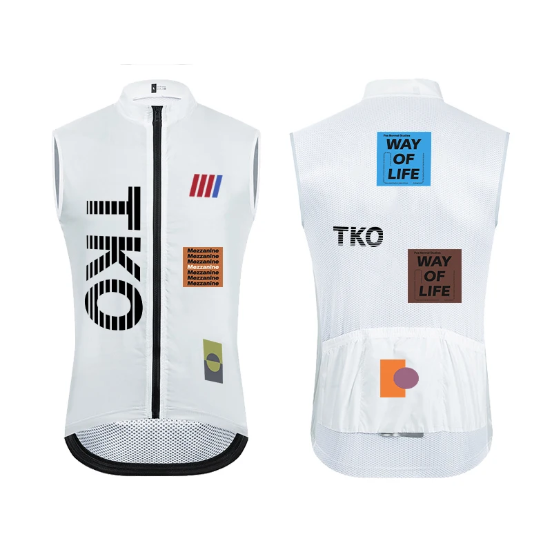 

New TKO Men Jerseys Windproof Waterproof Lightweight Cycling Sleeveless Jacket Mtb Bike Uniform Bicycle Jersey Clothing Vest