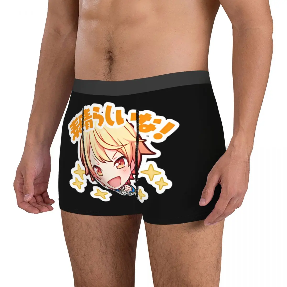 Novelty Boxer Project Sekai Anime Tsukasa Tenma Shorts Panties Men Underwear Soft Underpants for Male