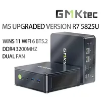 GMKtec M5 Plus Ryzen 7 5825U Mini PC Windows 11 Pro DDR4 16GB 512GB NVME SSD Wifi6 BT5.2 2.5G Lan Desktop Gaming Computer